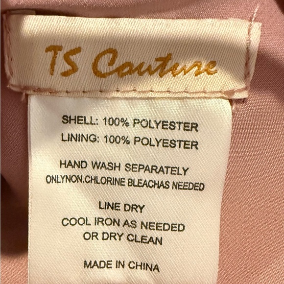 NWT TS Couture Dusty Pink A Line Party Dress - Picture 7 of 7